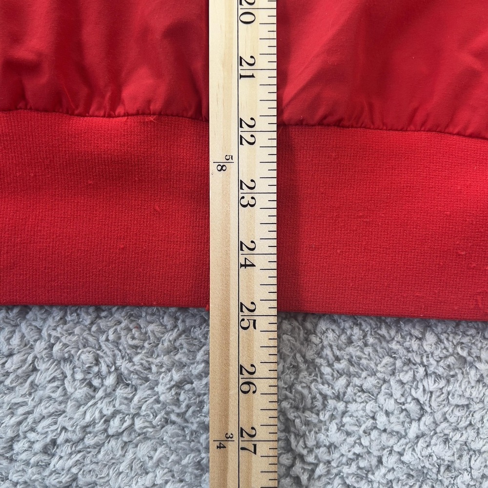 Vintage Altra Colorblock Pullover Jacket Men XS Red Navy Snap Button Made in USA - Picture 7 of 11